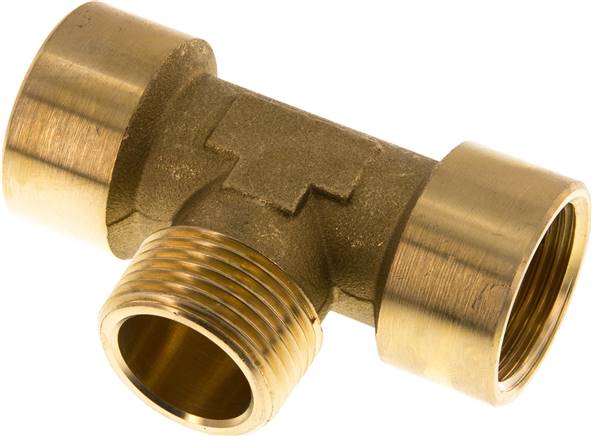 Partbase TE 10 MS T-Einschraubstück G 1"(IG)-R 1"(AG), Messing