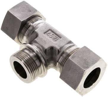 Partbase TE 30 SR ES T-Schneidringverschraubung G 1-1/4"-30 S (M42x2), 1.4571