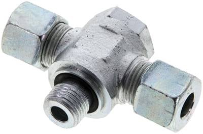 Partbase THO 10 SM T-Schwenkverschraubung M 16x1,5-10 S (M18x1,5), Stahl verzinkt