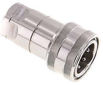 Partbase VAM 12 ES-NPT Hydraulikkupplung ISO 7241-1B, Muffe, NPT 1/2"(IG),Edelstahl