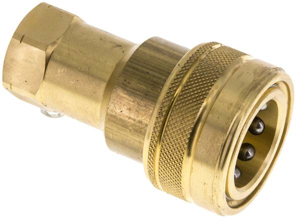 Partbase VAM 12 MS-NPT Hydraulikkupplung ISO 7241-1B, Muffe, NPT 1/2"(IG),Messing