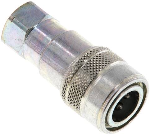 Partbase VAM 18 ST-NPT Hydraulikkupplung ISO 7241-1B, Muffe, NPT 1/8"(IG), Stahl