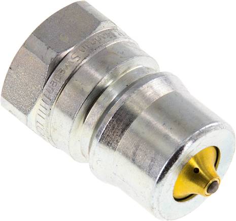 Parker VAS 12 ST-DE Hydraulikkupplung ISO 7241-1B, Stecker/Druckeleminator, G 1/2"(IG), Stahl