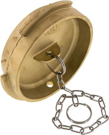 Partbase VB 100 MS Tankwagenkupplung Verschlussstopfen, Messing für MK 100 MS