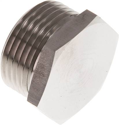 Partbase VS 10 A ES Verschlussstopfen Außenskt. G 1", V4A