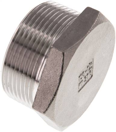 Partbase VS 112 AK ES NPT Verschlussstopfen Außenskt. NPT 1-1/2", 1.4408