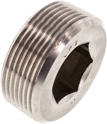 Partbase VS 112 K ES Verschlussstopfen Innenskt. R 1-1/2", V4A