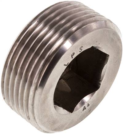Partbase VS 114 K ES Verschlussstopfen Innenskt. R 1-1/4", V4A