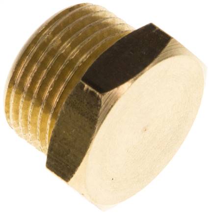 Partbase VS 38 A MS Verschlussstopfen Außenskt. G 3/8", Messing