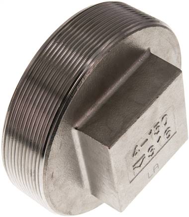Partbase VS 40 VK ES Verschlussstopfen Außenvkt. R 4", 1.4408