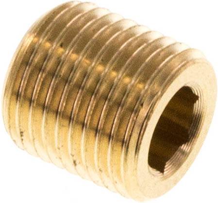 Partbase VS M8 MS OB Verschlussstopfen Innenskt. M 8x0,75, Messing