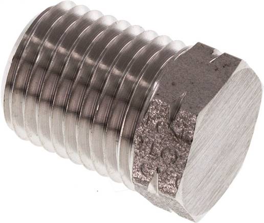 Partbase VSTI 1/4 NPT ES HD-Verschlussstopfen Außenskt. NPT 1/4", 1.4571