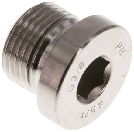 Partbase VSTI 3/8 ES HD-Verschlussstopfen Innenskt. G 3/8", 1.4571