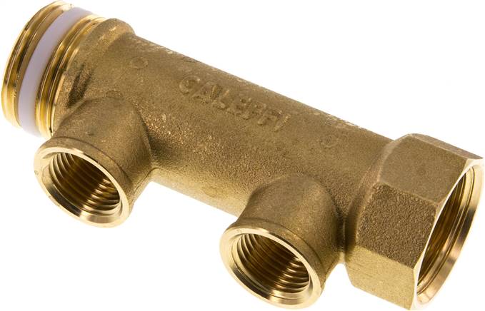 Partbase VTI 102 MS Verteilerrohr G 1"(IG/AG), Abgang 2x G 1/2" (IG)