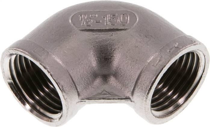 Partbase W 12 ES E 90°-Winkel Rp 1/2"-Rp 1/2", 1.4408