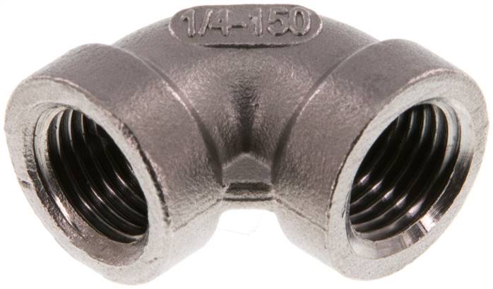 Partbase W 14 ES 90°-Winkel Rp 1/4"-Rp 1/4", 1.4408