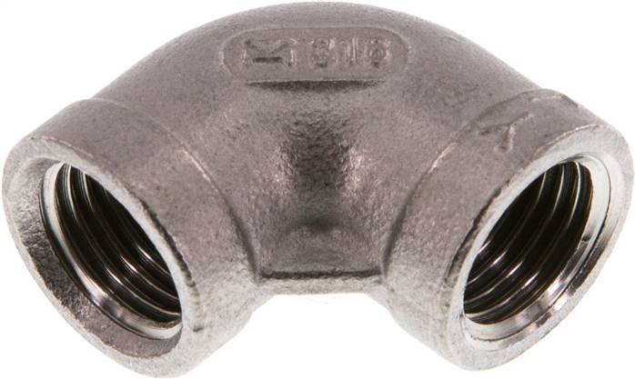 Partbase W 14 ES E 90°-Winkel Rp 1/4"-Rp 1/4", 1.4408