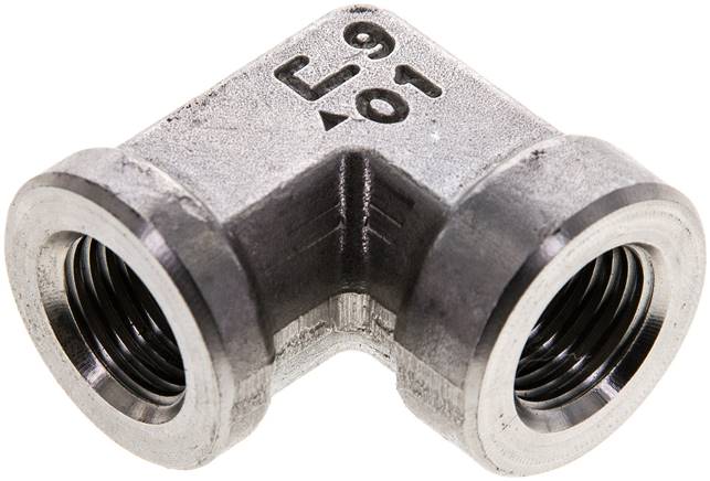 Partbase W 14 NPT ES Hochdruck-90°-Winkel NPT 1/4" (IG), V4A