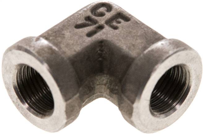 Partbase W 18 NPT ES Hochdruck-90°-Winkel NPT 1/8" (IG), V4A
