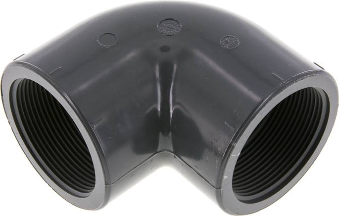 Partbase W 20 PVC 90°-Winkel Rp 2" (IG), PVC-U