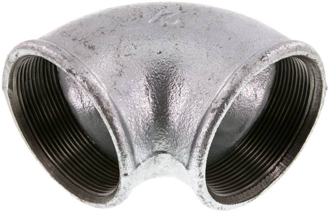 Partbase W 212 ST 90°-Winkel Rp 2-1/2"-Rp 2-1/2", Temperguss verzinkt