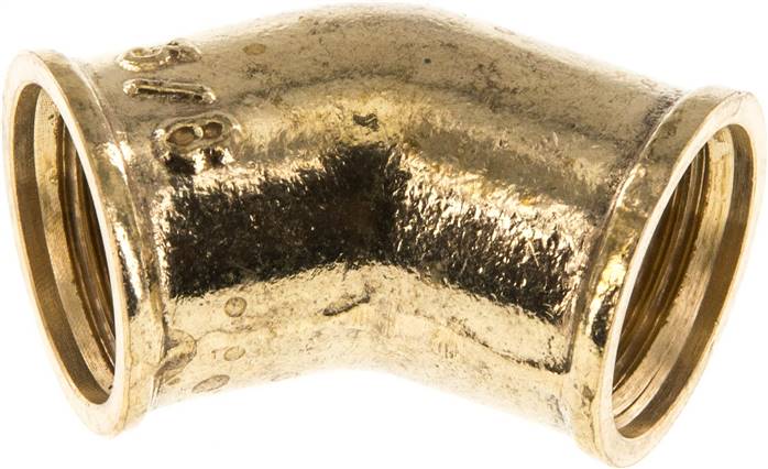 Partbase W 3845 MS 45°-Winkel G 3/8" (IG), Messing