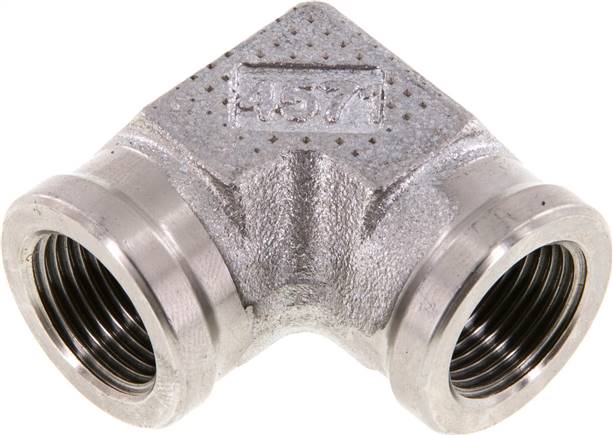 Partbase W 38 HD ES Hochdruck-90°-Winkel G 3/8" (IG), V4A