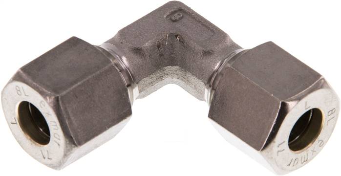 Partbase W 8 L NC Winkel-Schneidringverschraubung 8 L (M14x1,5), Klemmring 1.4571 (NC)