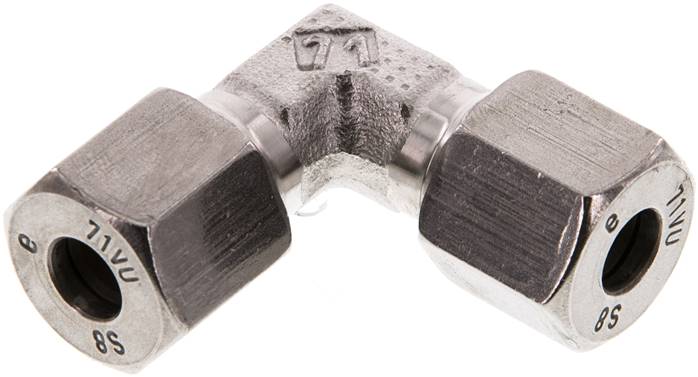 Partbase W 8 S ES Winkel-Schneidringverschraubung 8 S (M16x1,5), 1.4571