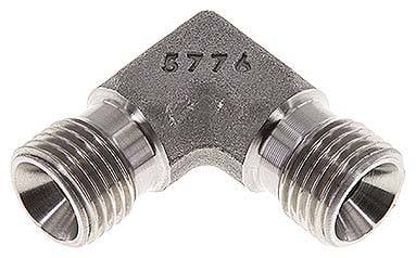 Partbase WA 14 HD ES 90°-Winkel, 60°Konus G 1/4"-G 1/4" (AG), V4A
