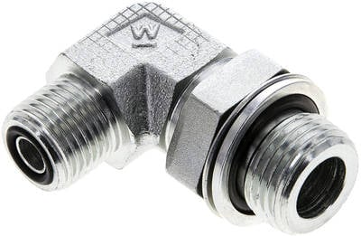 Partbase WE 06-12 ORFS ORFS-Winkeleinschraubverschraubung UN 11/16"-16-G 1/2"