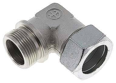 Partbase WE 35 LR Winkel-Schneidringverschraub. G 1-1/4"-35 L (M45x2), Stahl verzinkt