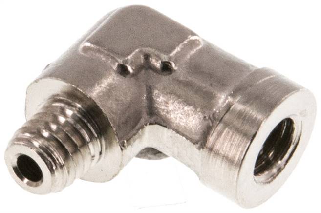 Partbase WE 50 MSV 90°-Einschraubwinkel M 5(IG)-M 5(AG), Messing vernickelt