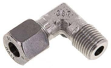 Partbase WE 8 LR ES Winkel-Schneidringverschraub. R 1/4"-8 L (M14x1,5), 1.4571