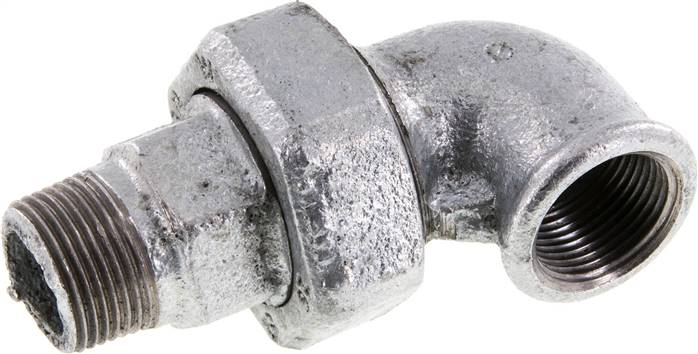 Partbase WET 34 ST Winkel-Verschraubung konisch dichtend Rp/R 3/4"(IG/AG)