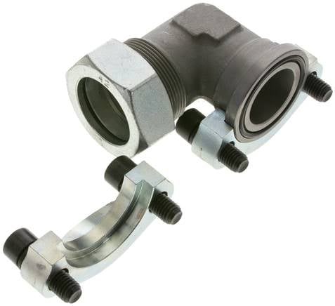 Partbase WFS 3112/42 L Winkel-Flanschverschraubung 1-1/2"-SAE (3000 PSI), 42 L (M52x2)
