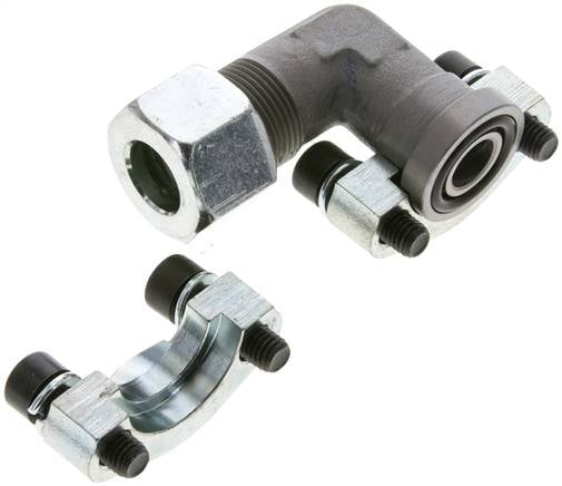 Partbase WFS 312/16 S Winkel-Flanschverschraubung 1/2"-SAE (3000 PSI), 16 S (M24x1,5)