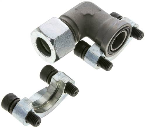 Partbase WFS 334/20 S Winkel-Flanschverschraubung 3/4"-SAE (3000 PSI), 20 S (M30x2)