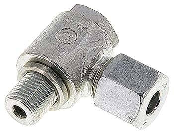Partbase WH 8 SR Winkel-Schwenkverschraubung G 1/4"-8 S (M16x1,5), Stahl verzinkt