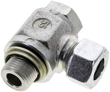 Partbase WHO 15 LR Winkel-Schwenkverschraubung G 1/2"-15 L (M22x1,5), Stahl verzinkt