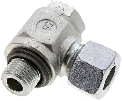 Partbase WHO 16 SR Winkel-Schwenkverschraubung G 1/2"-16 S (M24x1,5), Stahl verzinkt
