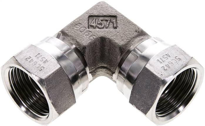 Partbase WV 34 ES 90°-Winkelverschraubung,60°Konus G 3/4" (IG), V4A