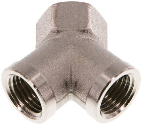 Partbase Y 14 MSV Y-Stück G 1/4" (IG), Messing vernickelt