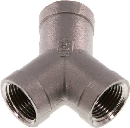 Partbase Y 38 ES Y-Stück Rp 3/8" (IG), 1.4408