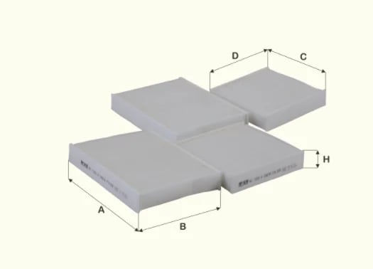 FIL Filter HC7169-2 HC7169-2 Innenraumfilterelement - Bild 2