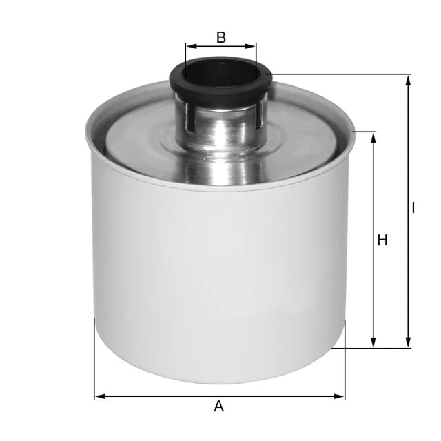FIL Filter HP763 HP763 Luftfilter (Be- und Entlüftung NW25) - Bild 1