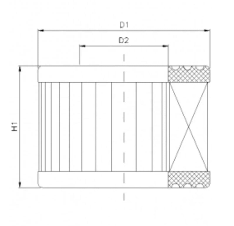 Filtrec B120C40 B120C40 Luftfilterelement - Bild 3