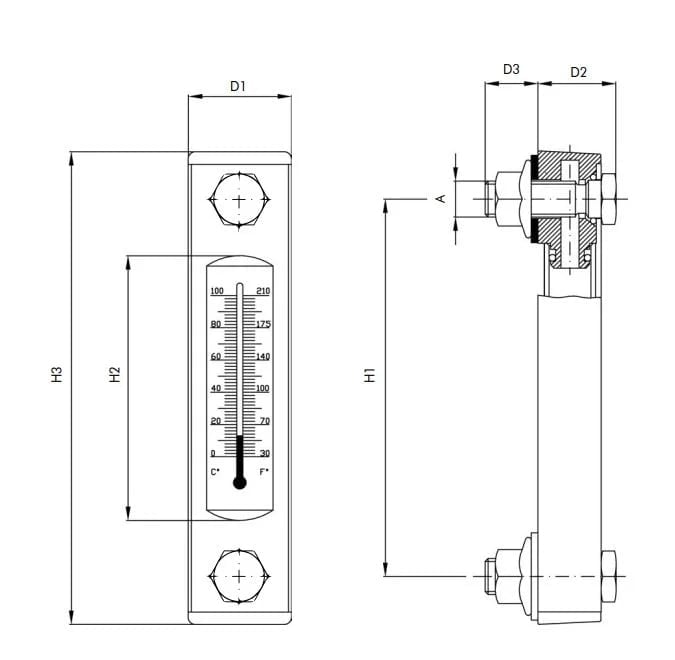 Filtrec FL20M10 FL20M10 Ölschauglas - Bild 4