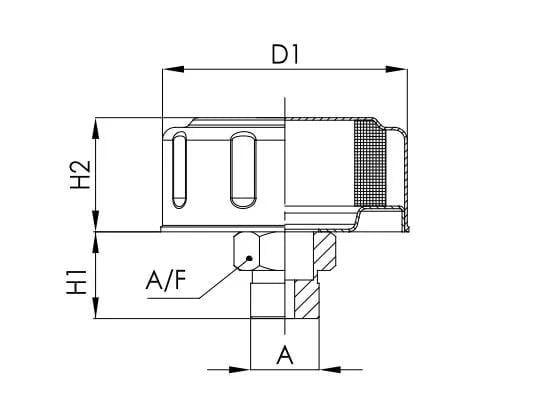 Filtrec FT7F03B31 FT7F03B31 Luftfilter (Be- und Entlüftung 1/2"-BSP) - Bild 3