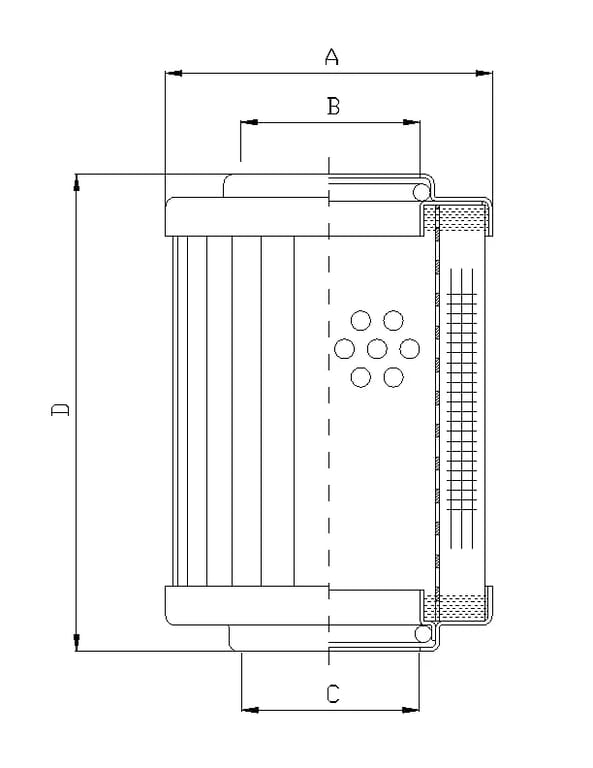 Filtrec R481G06 R481G06 Hydraulikfilterelement (Rücklauffilter) - Bild 2